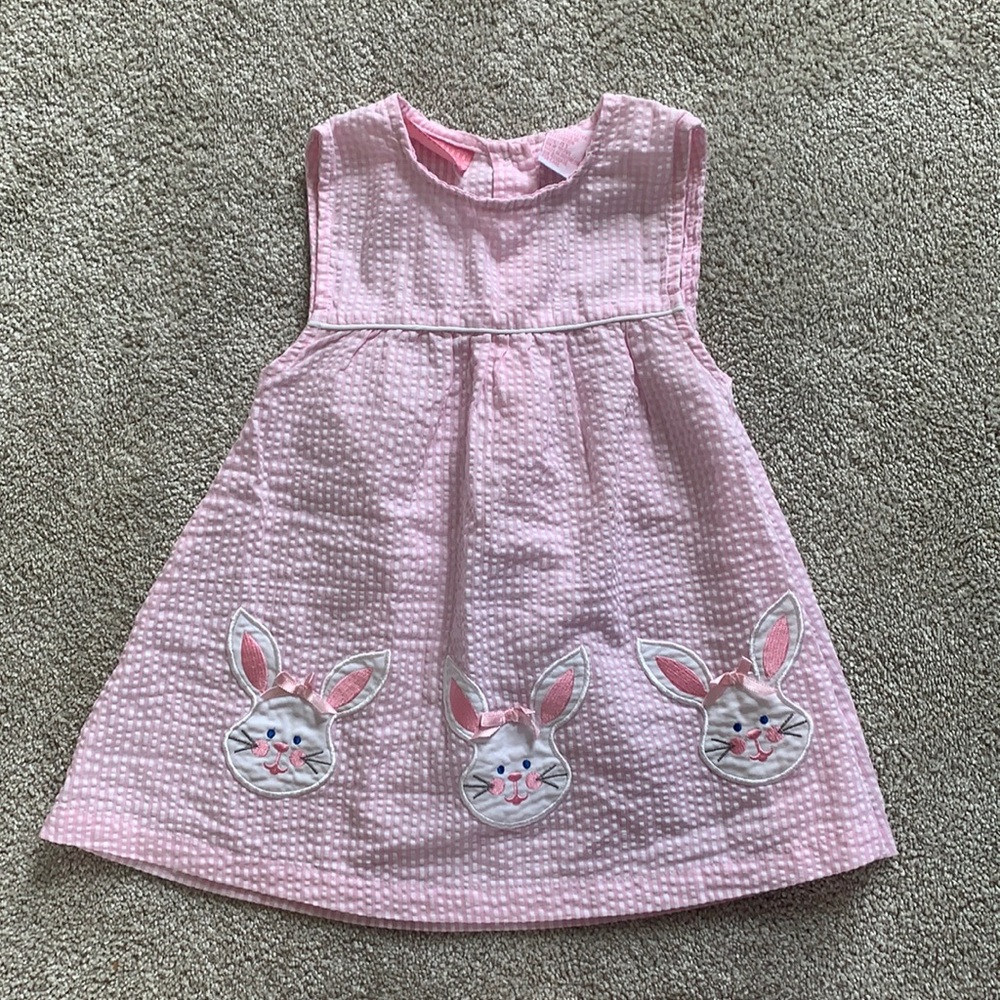 Easter top with bunnies